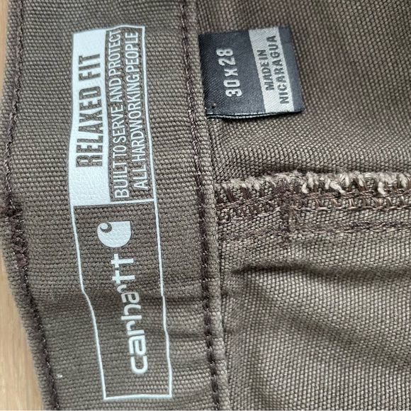 Carhartt rugged flex relaxed fit canvas 5 pocket work pant - Picture 6 of 6